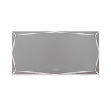 Borderless frosted horizontal mirror